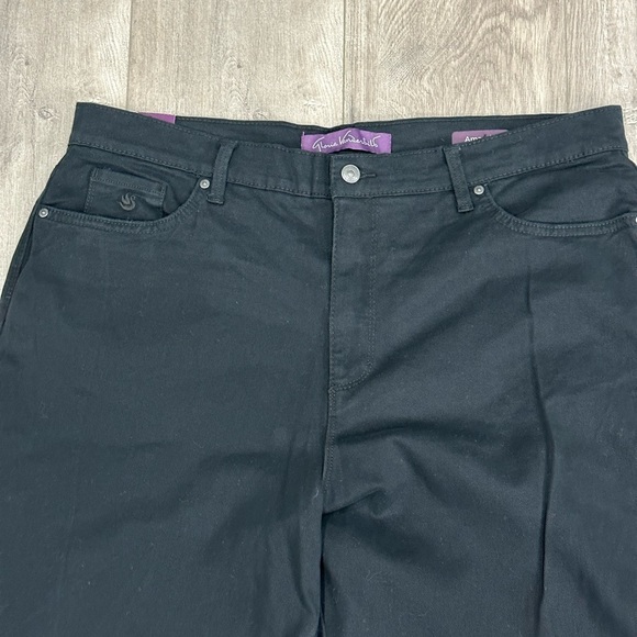 Womens Gloria Vanderbilt 18 XL 1X Jeans Denim Black Stretch Straight Amanda NWT - Picture 5 of 11